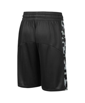 Big Boys Black Brooklyn Nets Courtside Starting Five Team Shorts