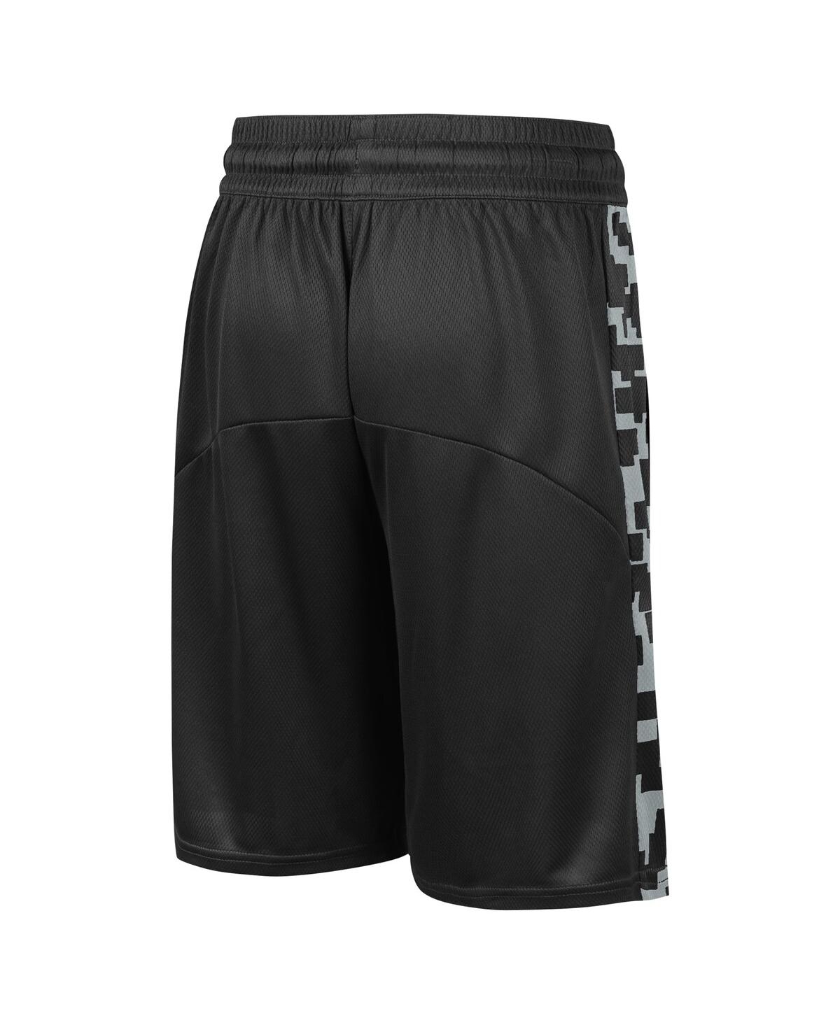 Big Boys NikeBrooklyn Nets Courtside Starting Five Team Shorts - Black