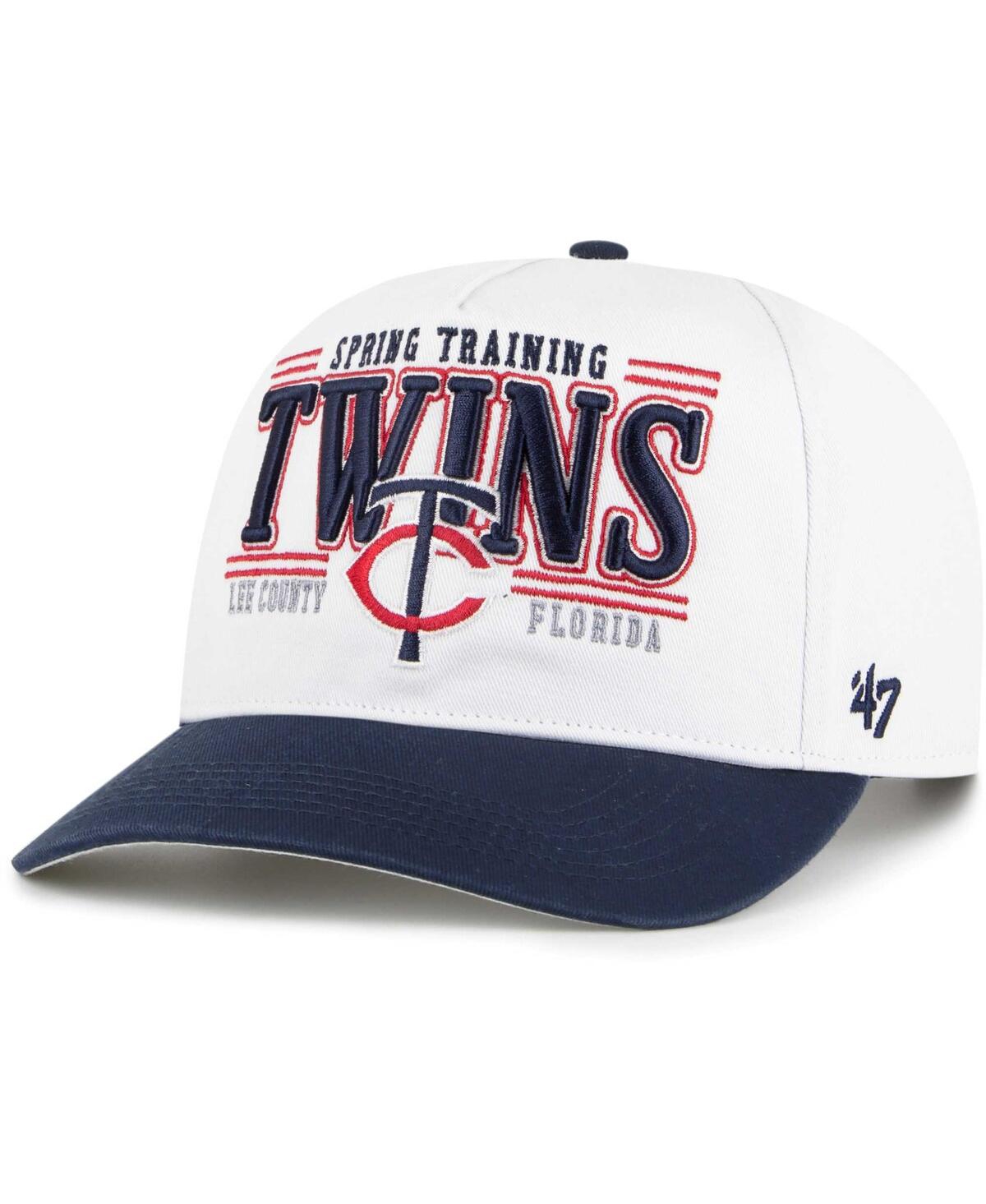 47 Brand Men's ' White Minnesota Twins 2024 Spring Training Oceanside Hitch Adjustable Hat