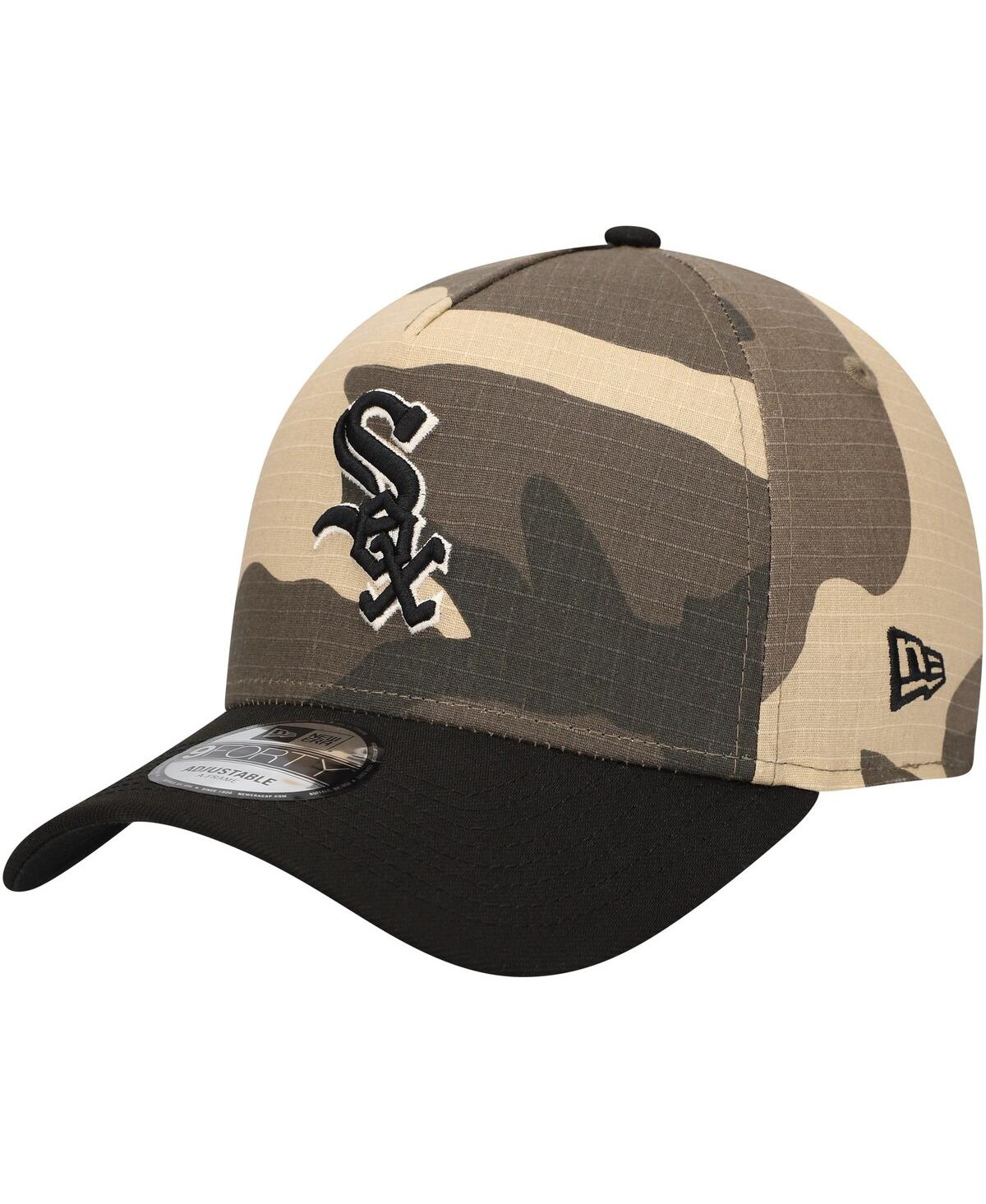 Men's New Era Chicago White SoxCrown A-Frame 9FORTY Adjustable Hat - Camo