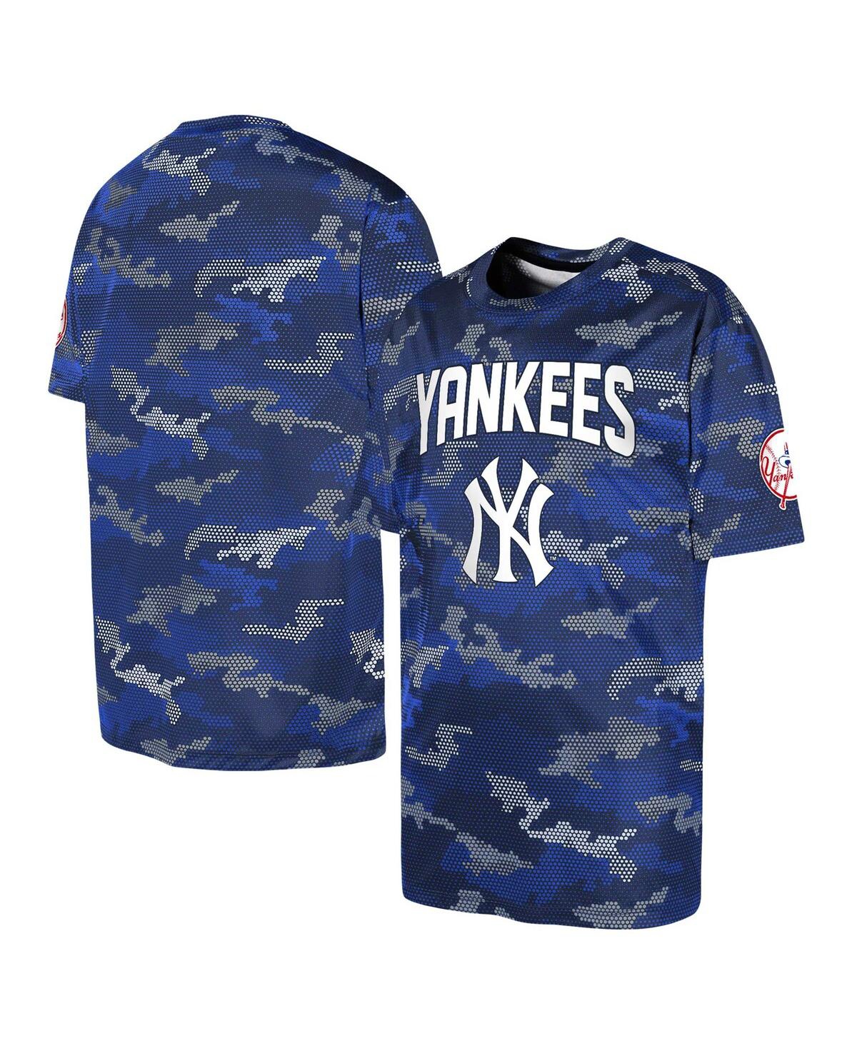 Outerstuff Kids' Big Boys Fanatics Navy New York Yankees Trainer Tech T-shirt