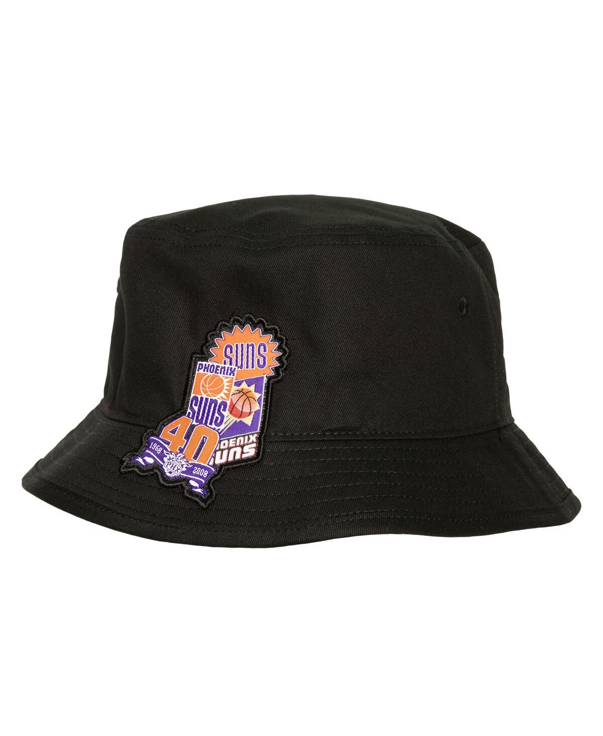 Mitchell & Ness Men's  Black Phoenix Suns 40th Anniversary Bucket Hat