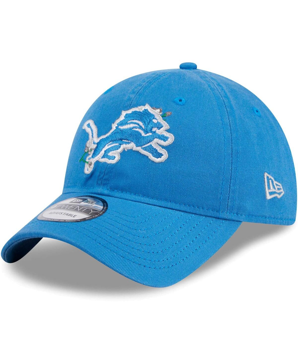 New Era Women's  Blue Detroit Lions Gameday Flower 9twenty Adjustable Hat