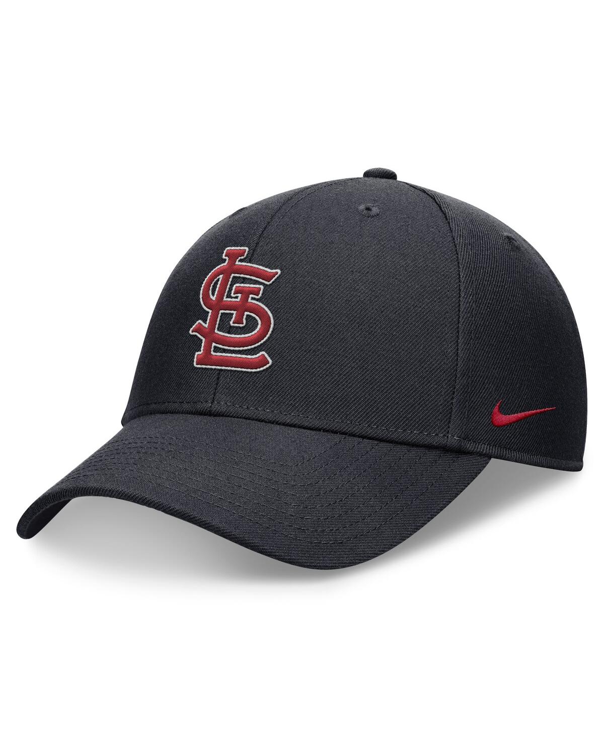 Nike Men's  Navy St. Louis Cardinals Evergreen Club Performance Adjustable Hat In Navy