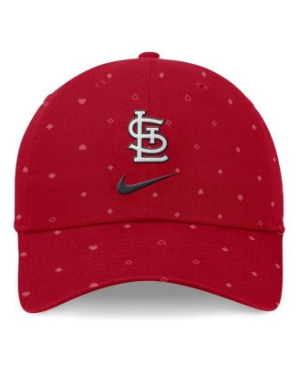 Men's Red St. Louis Cardinals Primetime Print Club Adjustable Hat