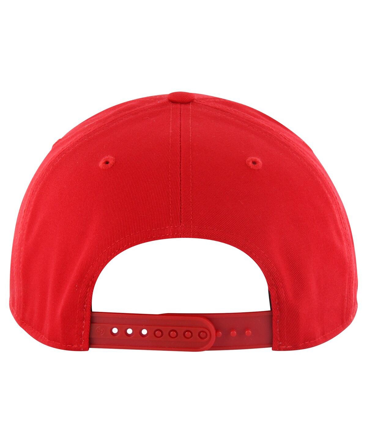 47 Brand Men's ' Red Portland Trail Blazers Overhand Logo Hitch Adjustable Hat In Red