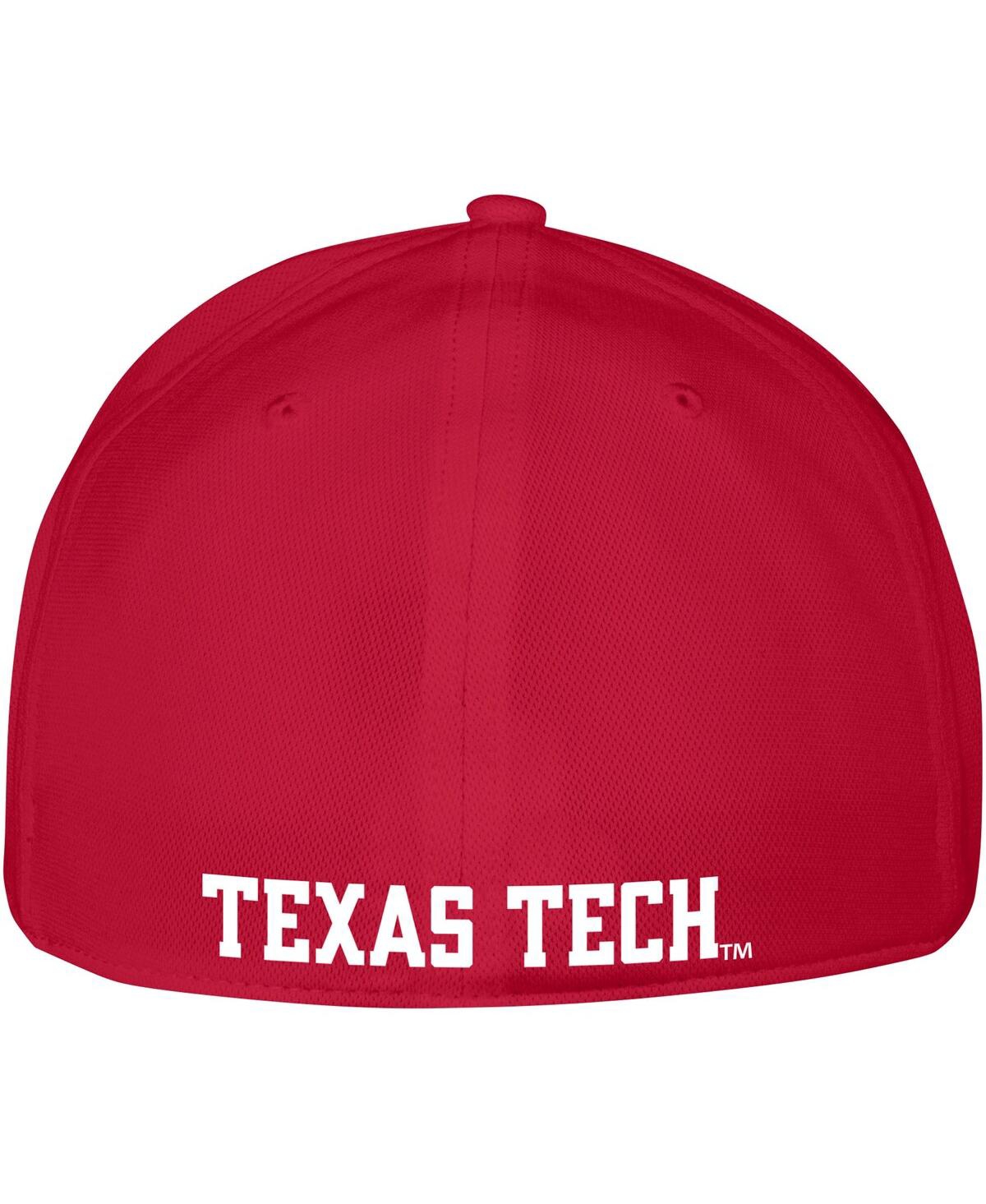 Shop Under Armour Men's  Red Texas Tech Red Raiders Iso-chill Blitzing Accent Flex Hat