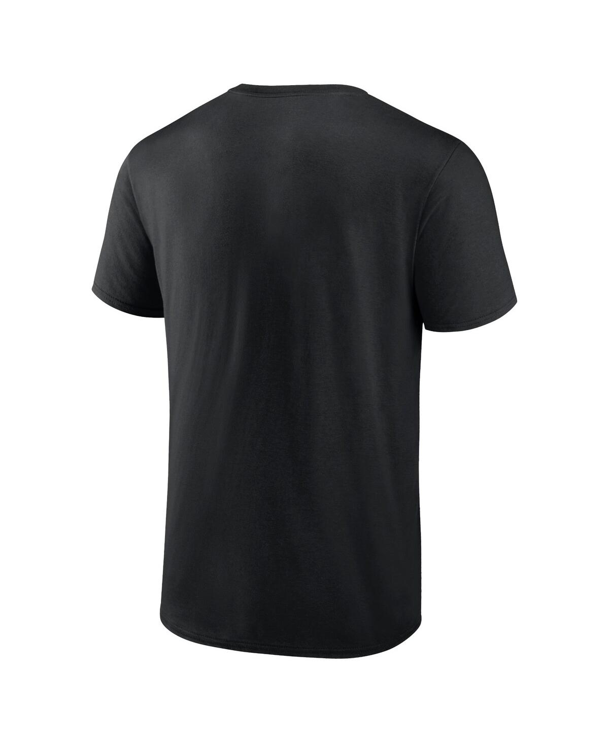 Shop Fanatics Men's  Black Tampa Bay Lightning Alternate Wordmark T-shirt