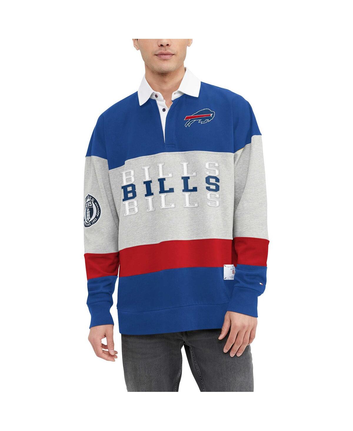 Tommy Hilfiger Royal Buffalo Bills Connor Oversized Rugby Long Sleeve Polo In Royal