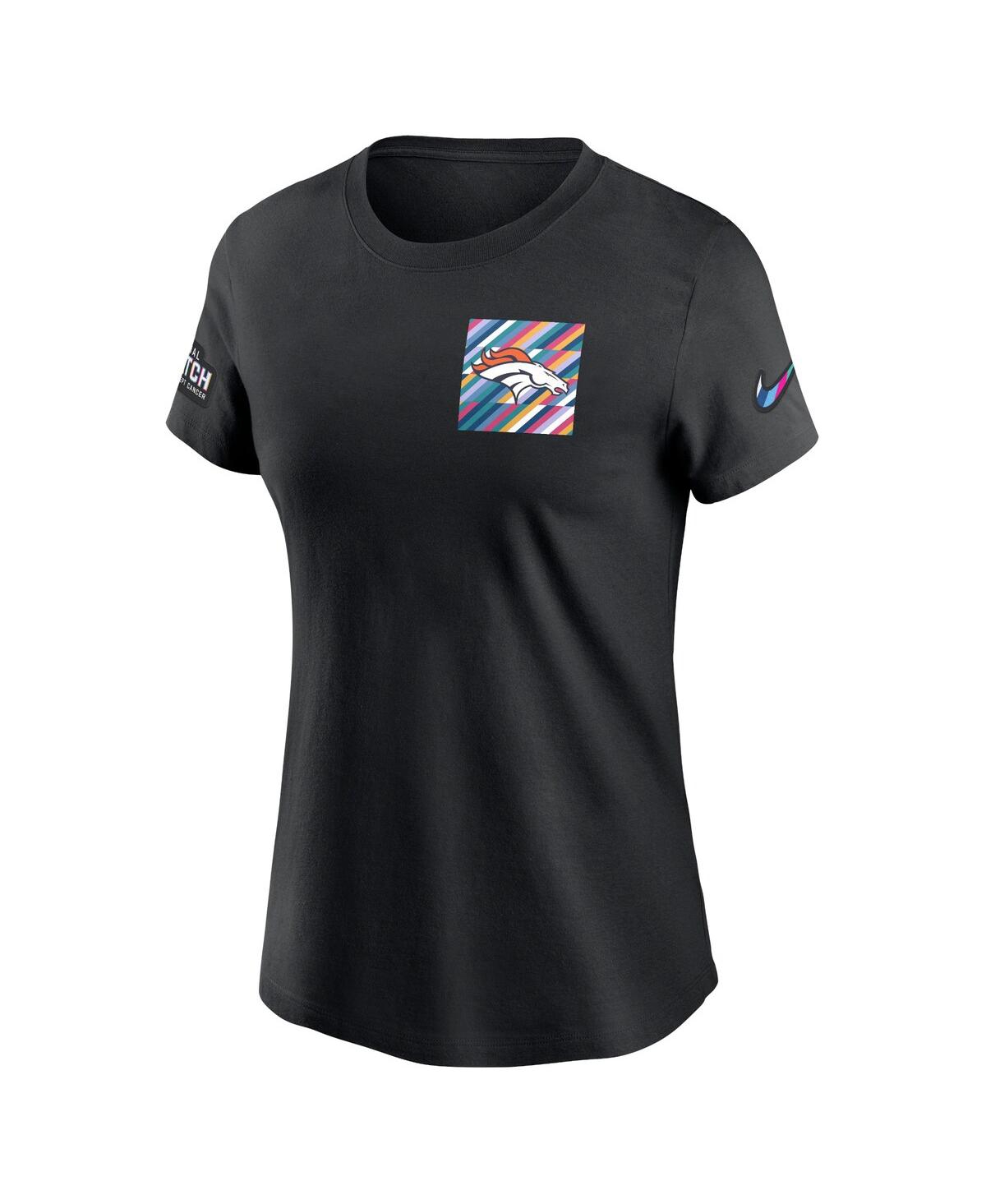Shop Nike Women's  Black Denver Broncos 2023 Nfl Crucial Catch Sideline Tri-blend T-shirt