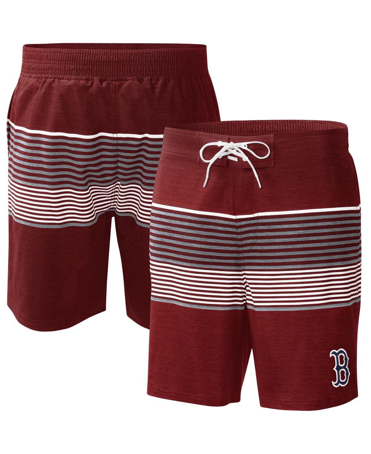 Men's G-iii Sports by Carl Banks Red Boston Red Sox Coastline Volley Swim Shorts - Red
