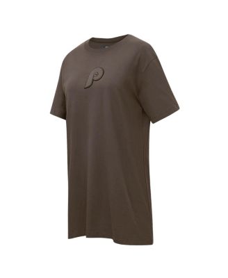 Women's Brown Philadelphia Phillies Neutral T-shirt Dress