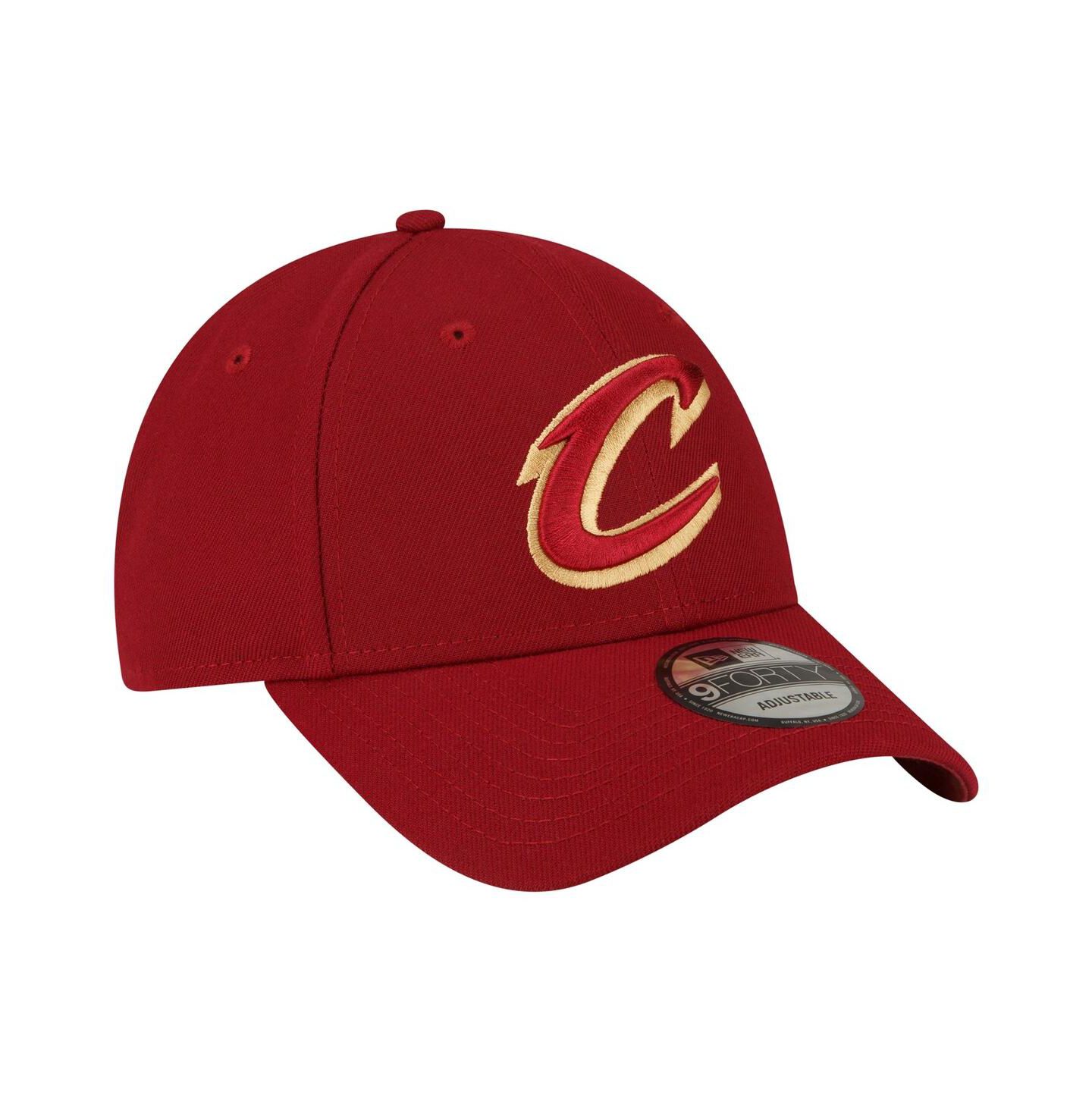 Мужская кепка New Era Wine Cleveland Cavaliers The League 9FORTY Adjustable Hat — фото 3
