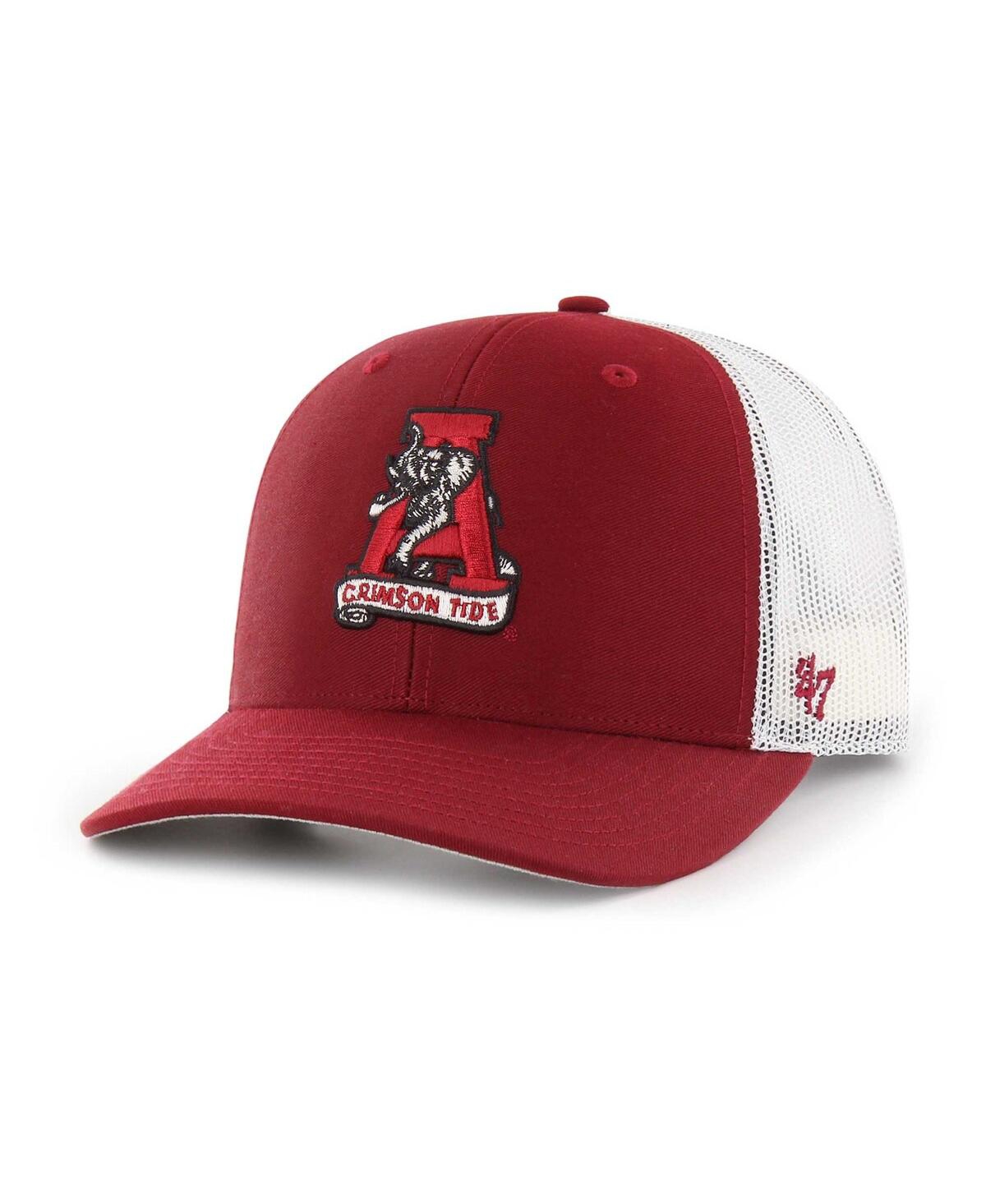 47 Brand Men's ' Crimson Alabama Crimson Tide Trucker Adjustable Hat