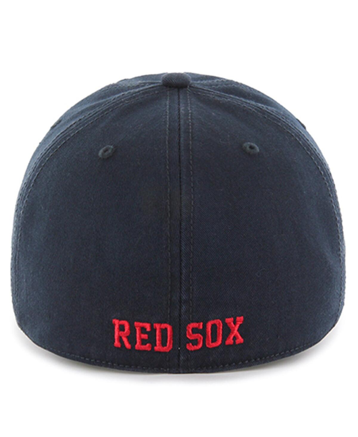 Shop 47 Brand Men's ' Navy Boston Red Sox Cooperstown Collection Franchise Logo Fitted Hat