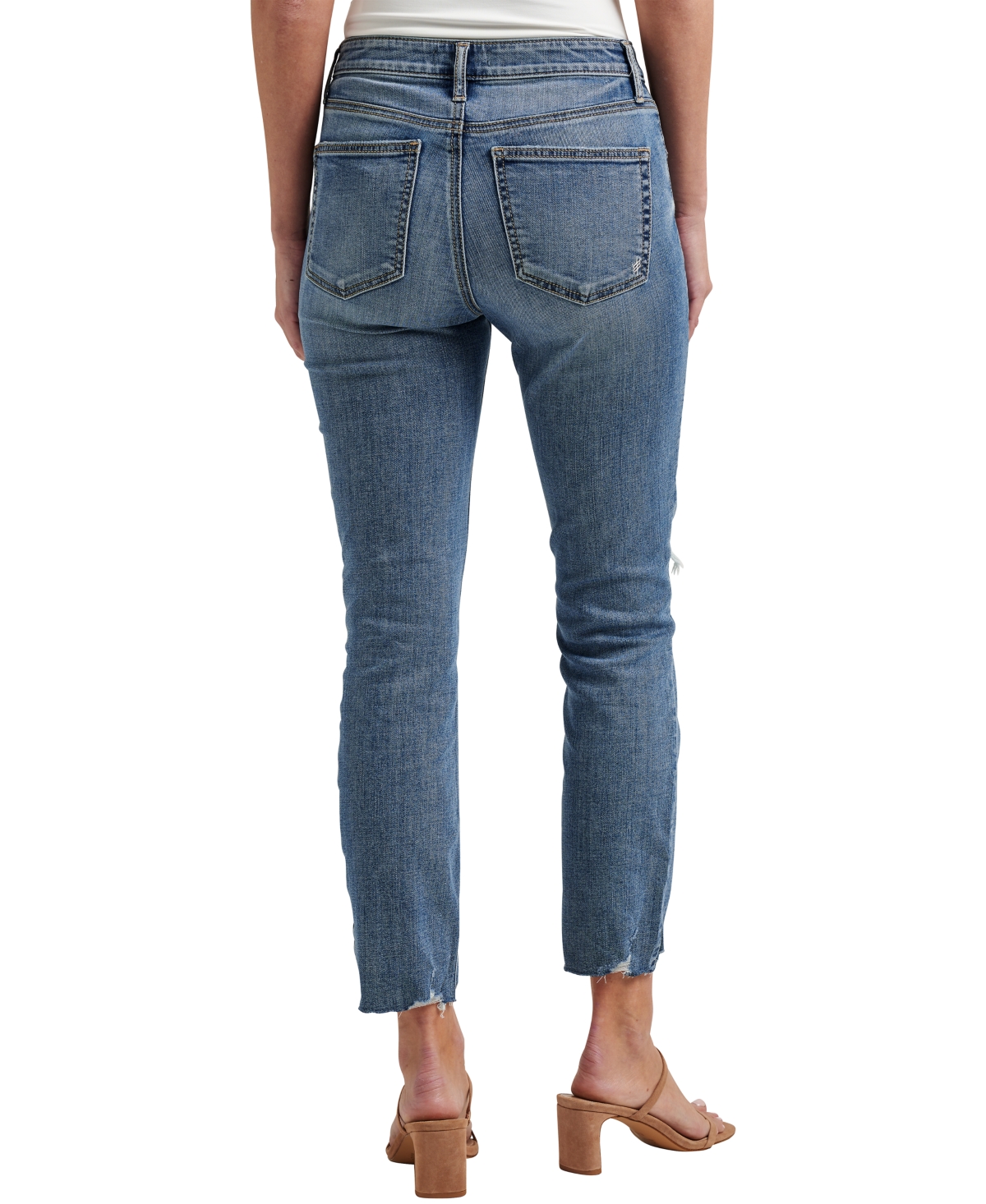 Shop Silver Jeans Co. Most Wanted Mid Rise Americana Straight Leg Jeans In Indigo