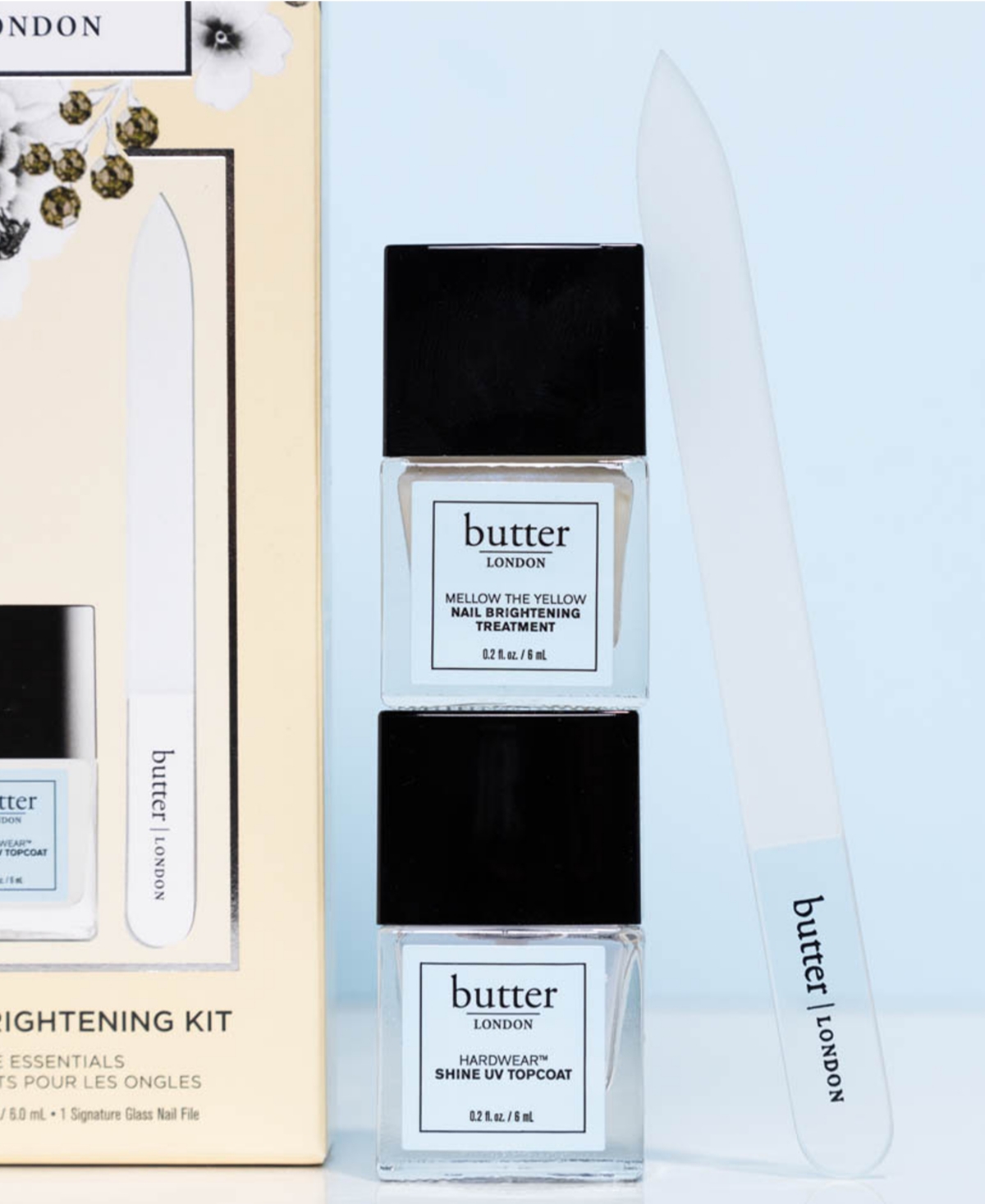 Shop Butter London 3-pc. Pro Nail Brightening Set In No Color