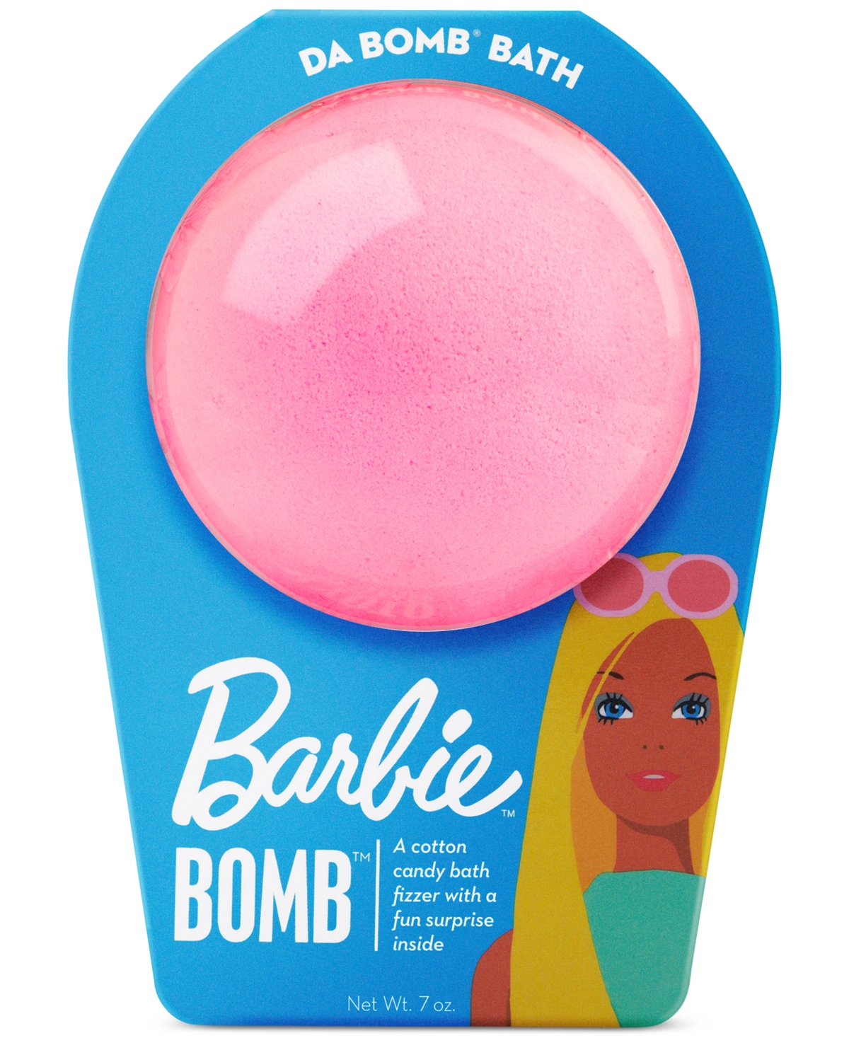Barbie Bath Bomb, 7 oz. - Barbie Pink Bath Bomb