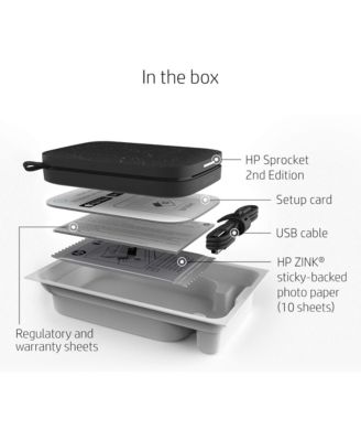 Sprocket Portable 2x3" Instant Photo Printer with Zink Zero Ink Technology