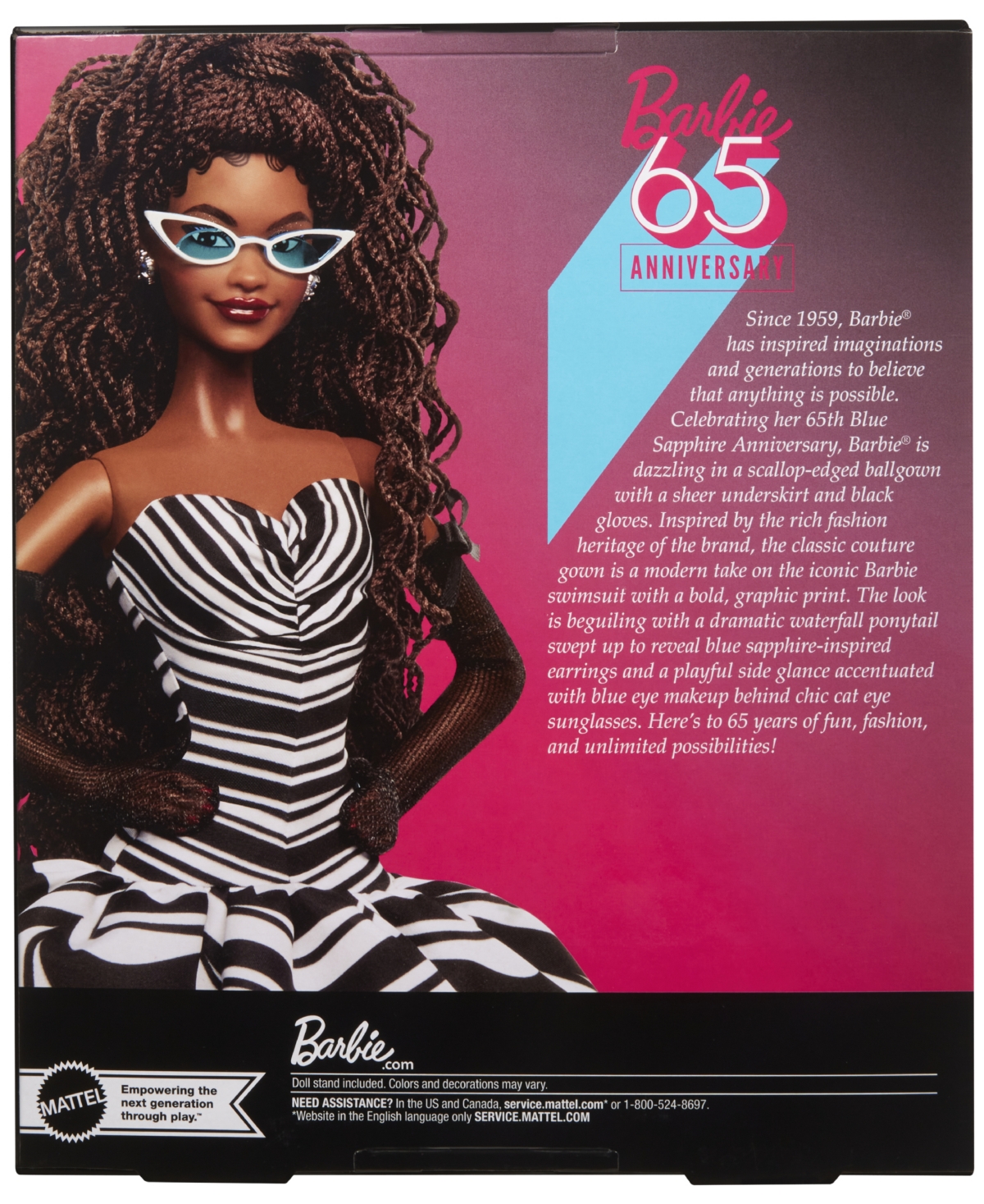 Shop Barbie Signature 65th Anniversary Collectible Doll In Multi