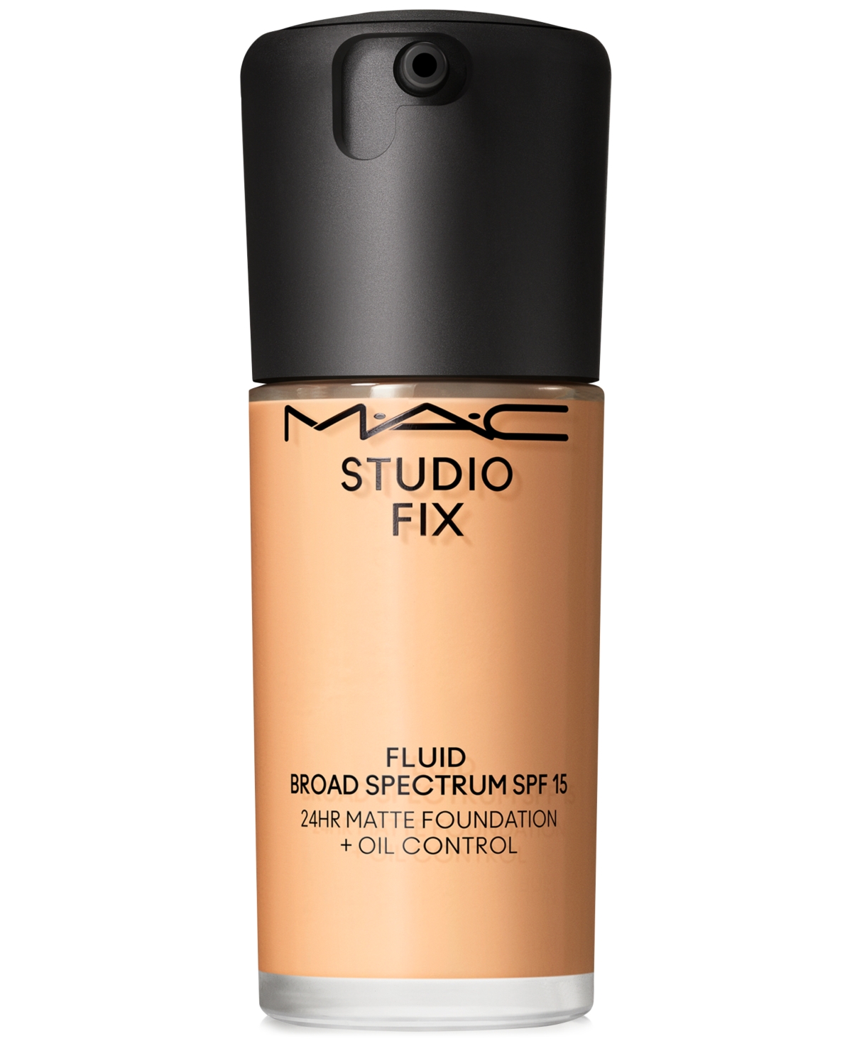 Mac Studio Fix Fluid Spf 15 24hr Matte Foundation + Oil Control, 1 Oz. In Nc20 (light Beige With Neutral Golden Un