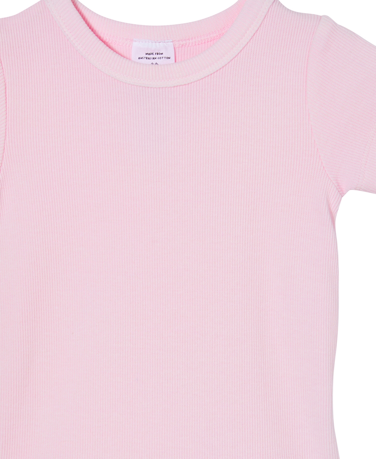 Shop Cotton On Baby Boys And Baby Girls The Short Sleeve Rib Bubbysuit In Pink