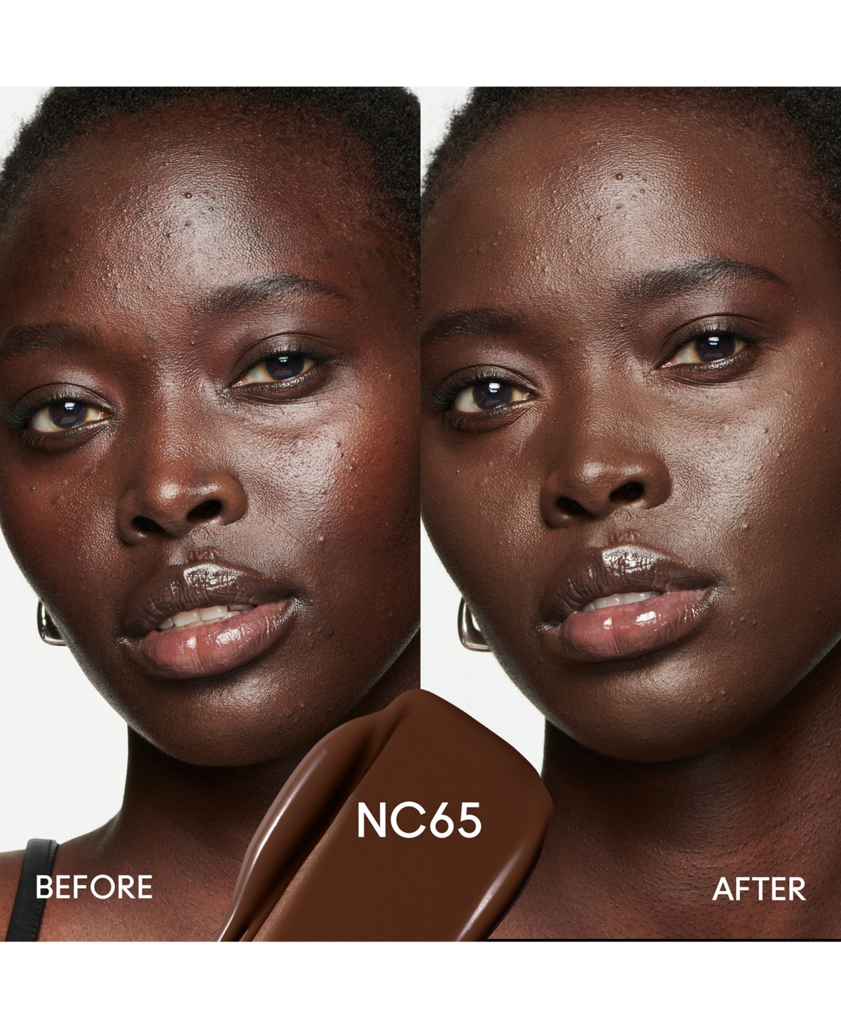 Mac Studio Fix Fluid Spf 15 24hr Matte Foundation + Oil Control, 1 Oz. In Nc65 (dark Deep Espresso With Rich Under