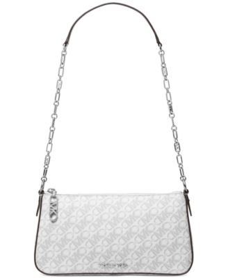 Michael Kors Bright White outlets Pouchette