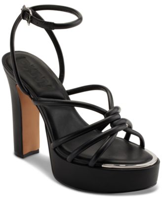 DKNY - Women's Delicia Strappy Platform Dress Sandals