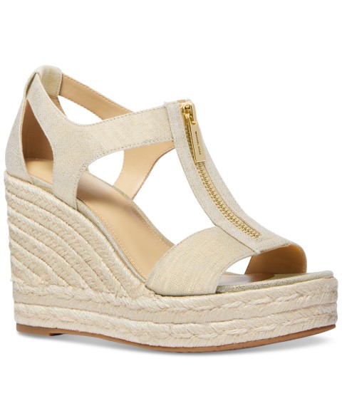 Женские сандалии MICHAEL Michael Kors Michael Kors Women's Berkley Espadrille Mid Wedge Sandals