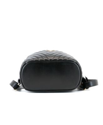 Classic Faux Leather Medium Backpack