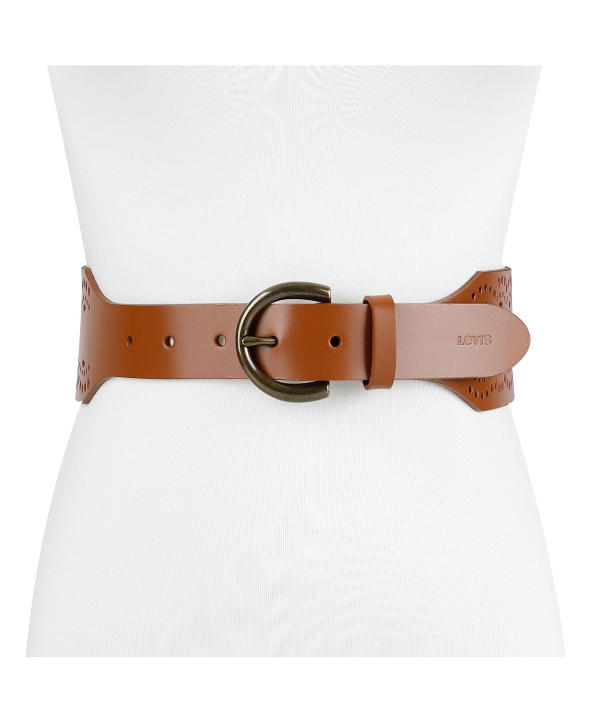 Levi's Women's Corset Style Laser Cut High Waist Belt