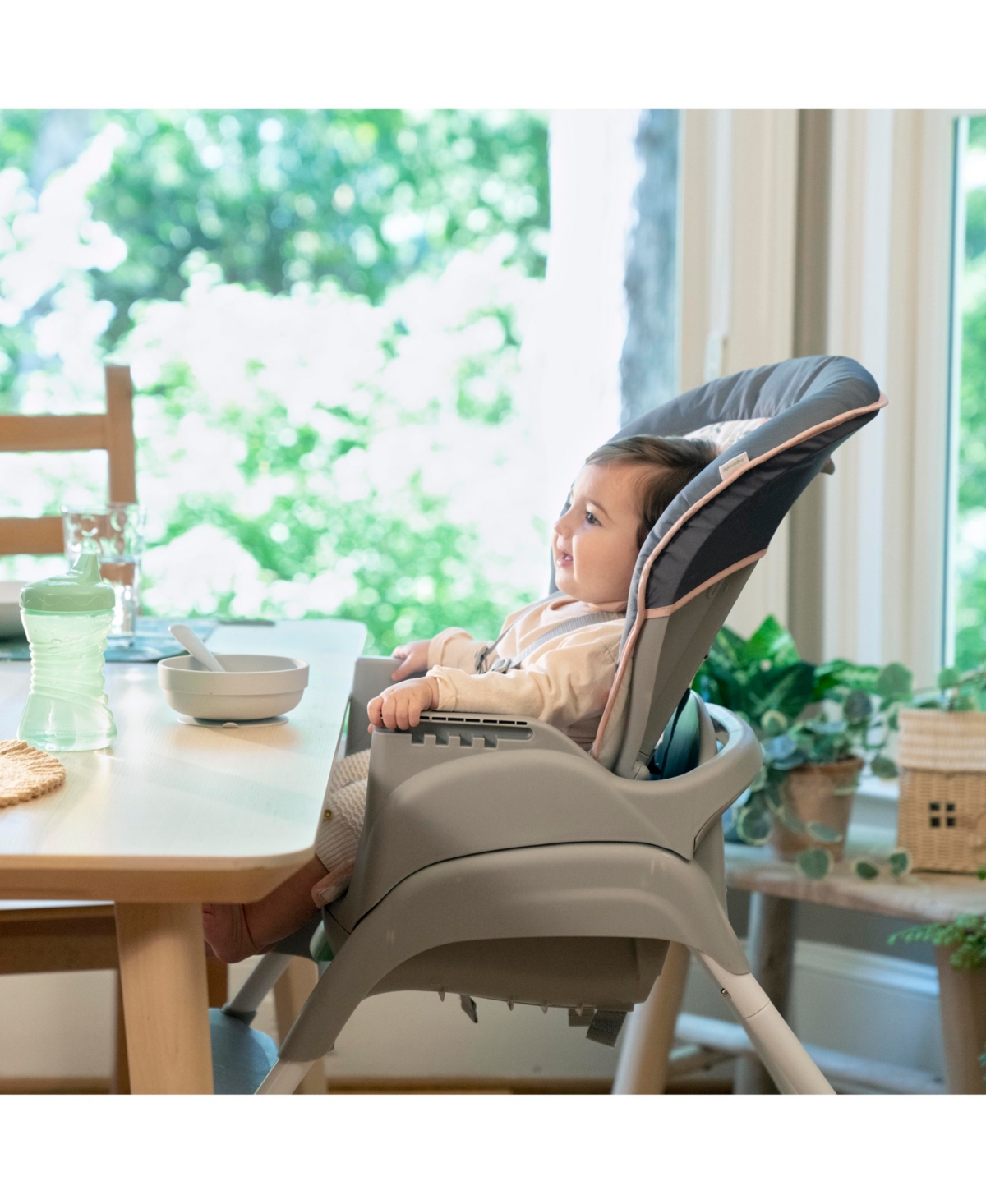 Ingenuity Full Course 6-in-1 High Chair – Astro In White Multi