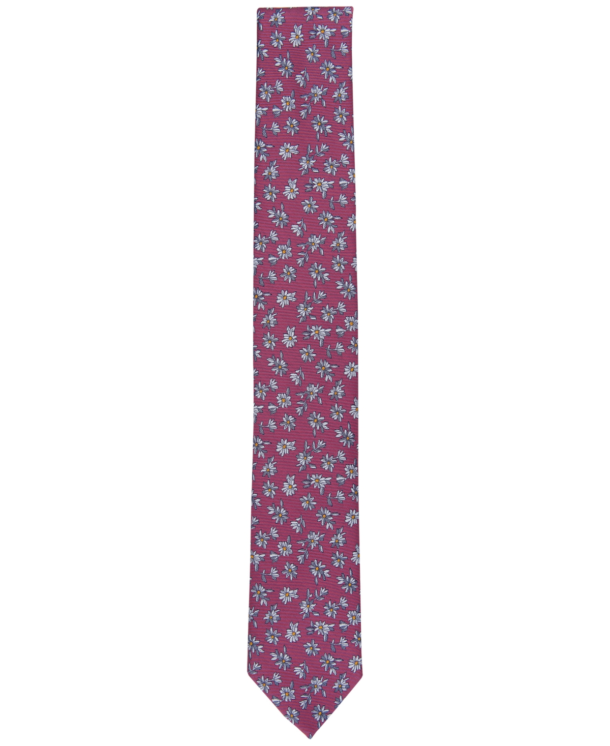 Shop Bar Iii Men's Cesar Floral Tie, Created For Macy's In Coral