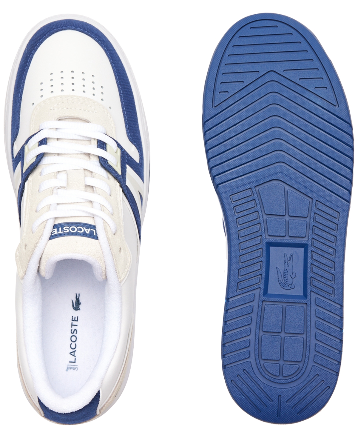Lacoste Men's L001 Lace-Up Sneakers -Navy