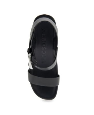 Women's Meyer Open Toe Buckle Strap Wedge Sandals