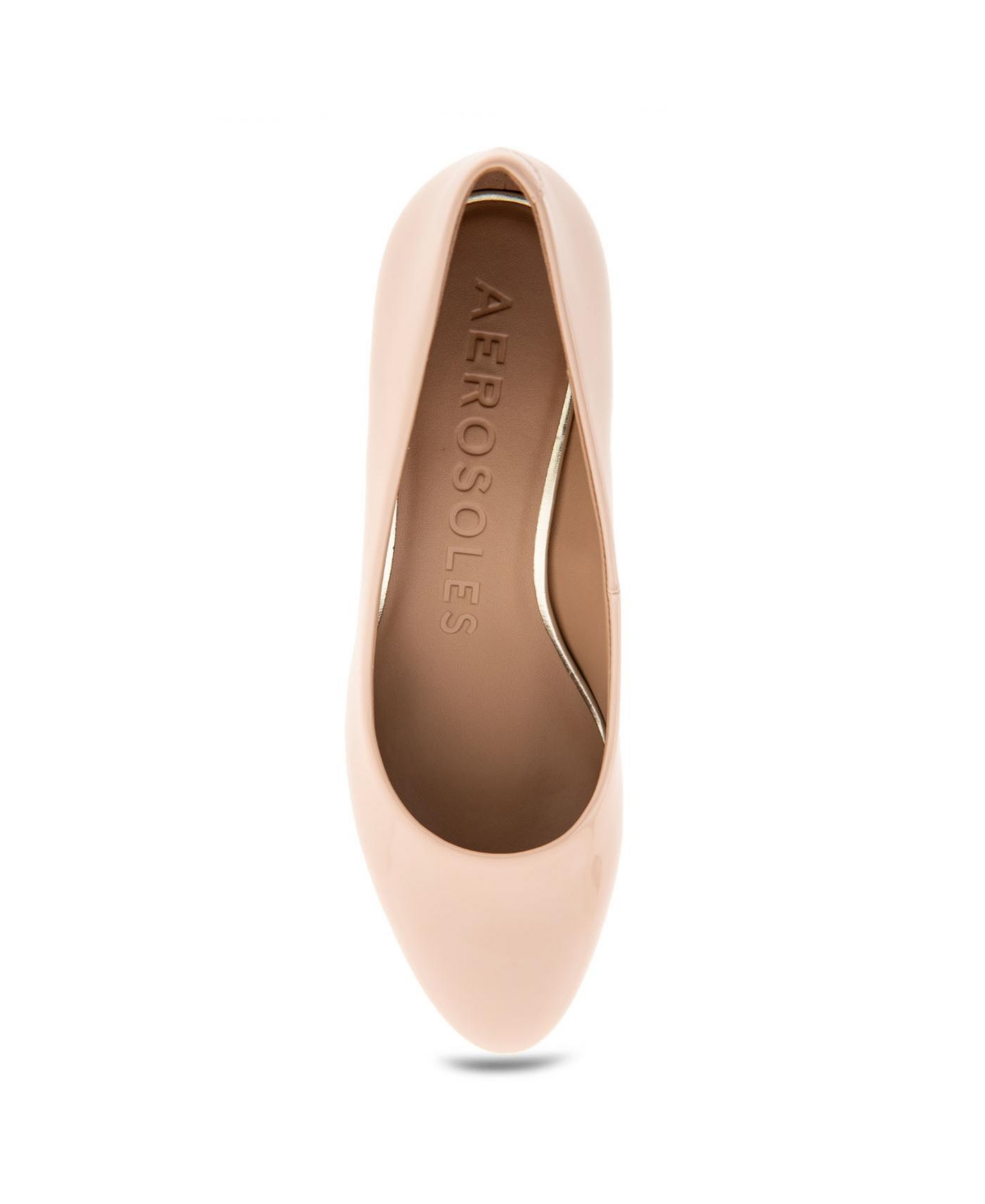 Aerosoles Iris Wedge Pump In Cipria Patent Polyurethane