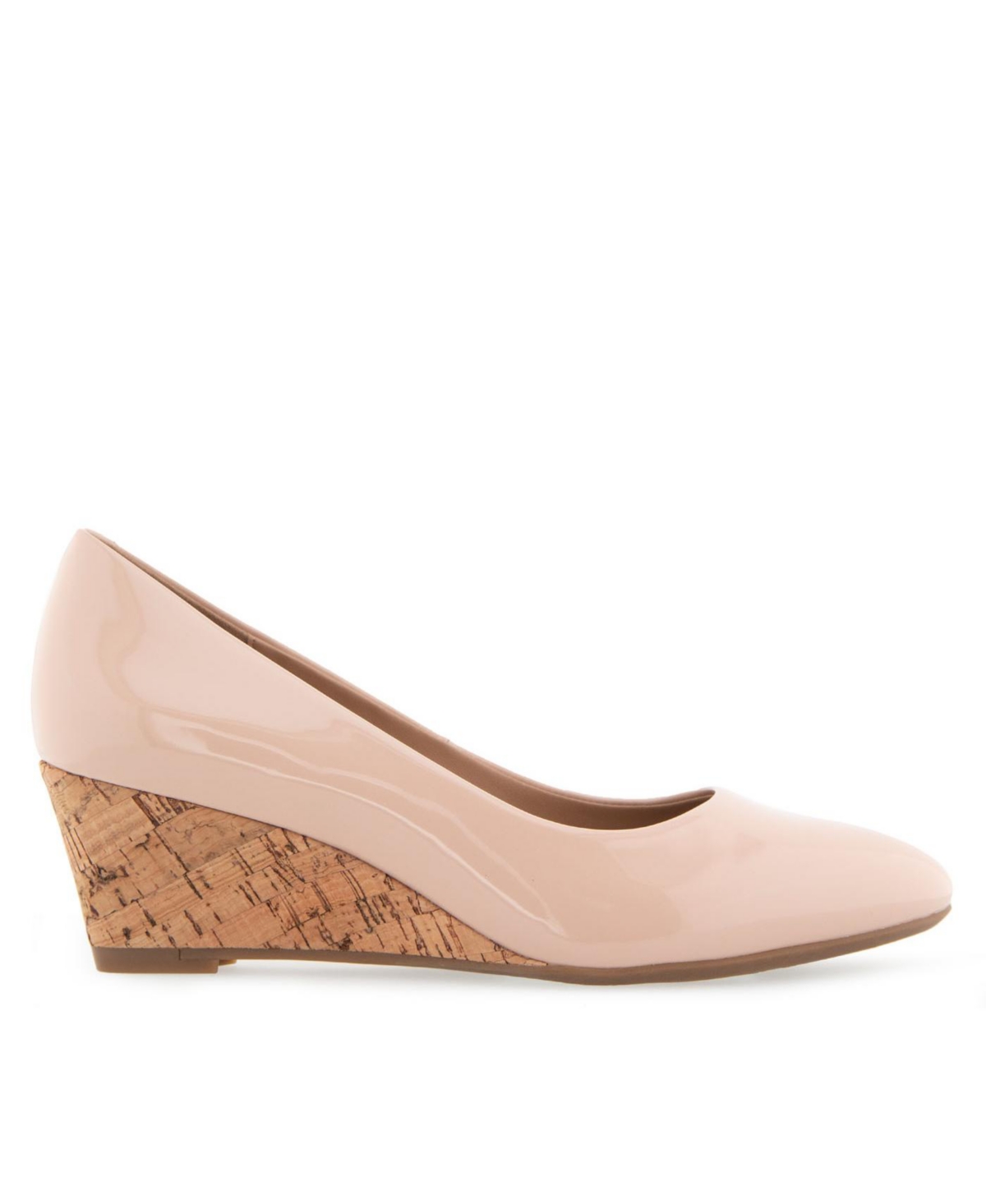 Aerosoles Iris Wedge Pump In Cipria Patent Polyurethane