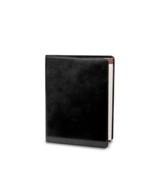 Men's Old Leather 8.5 X 11 Writing Pad Cover, Black