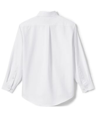 Big Boys Husky Long Sleeve Solid Oxford Dress Shirt