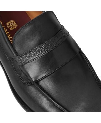 Men's Silvestro Leather Penny Loafers