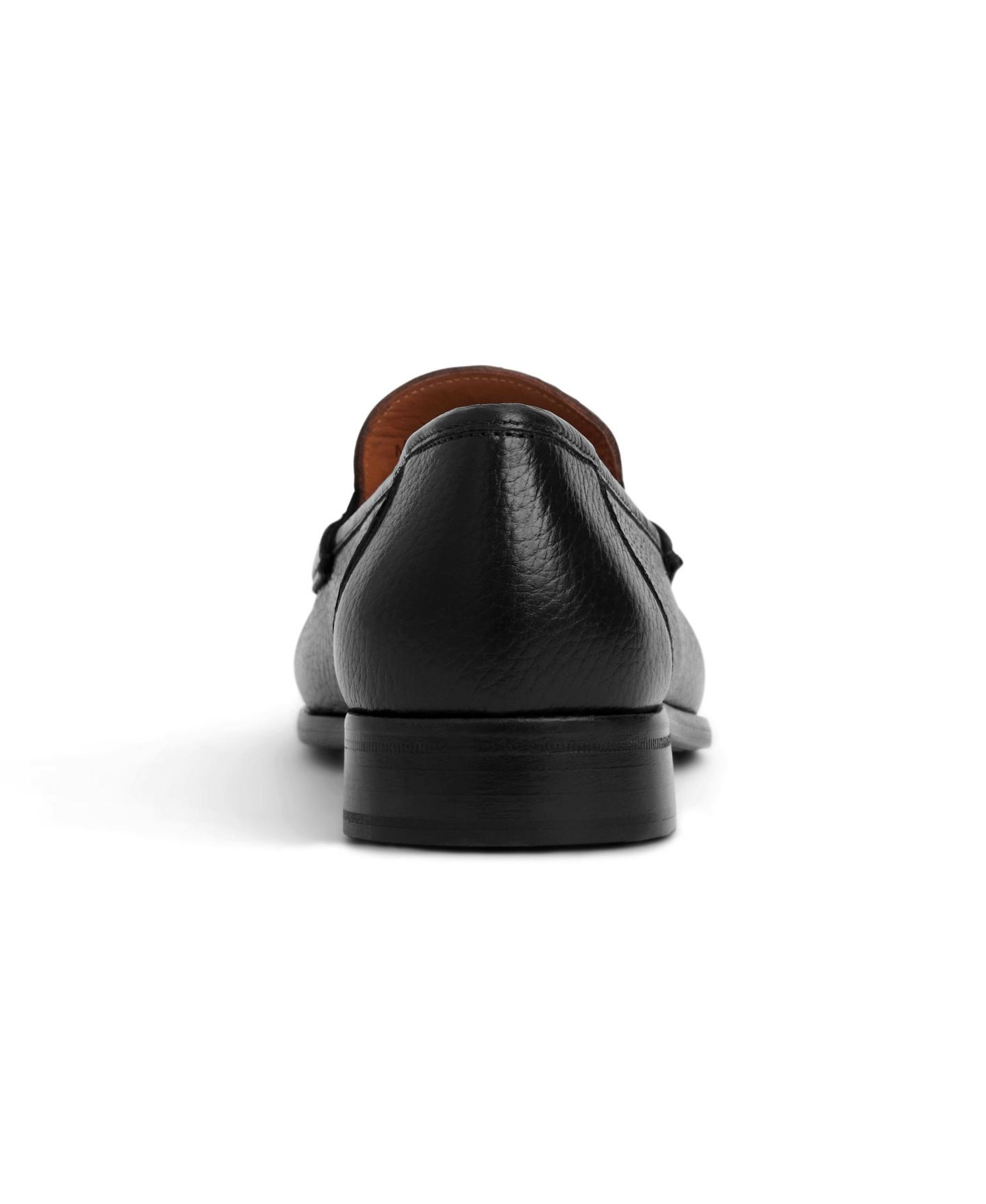 Мужские туфли Bruno Magli Tonio Leather Penny, цвет: Чёрный, вариант 1 — фото 5