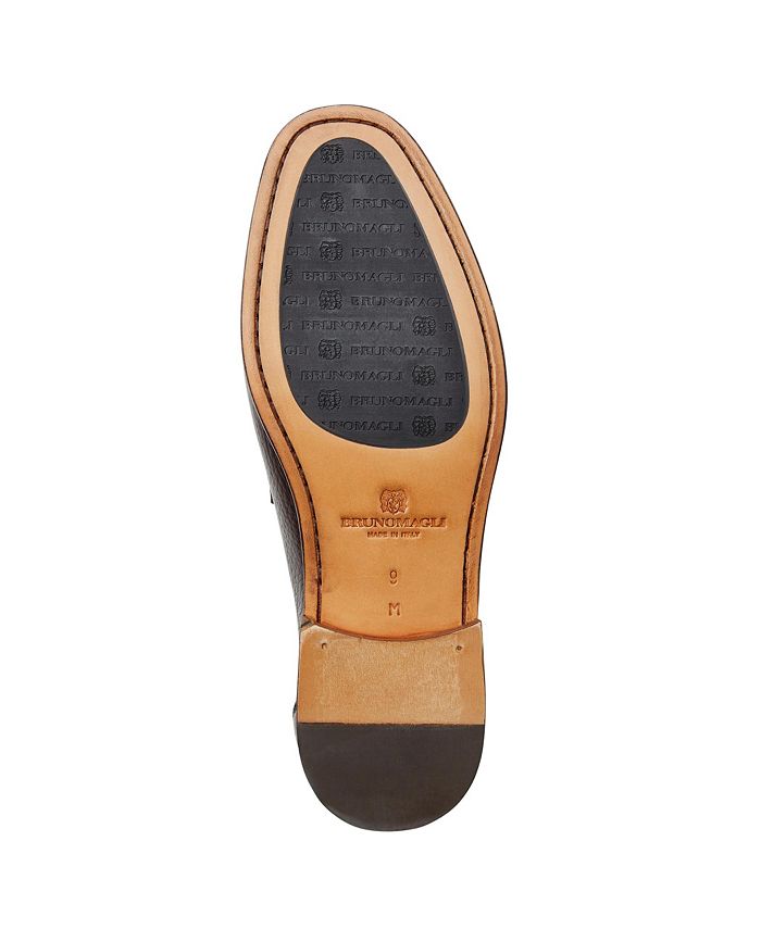 Bruno Magli Men's Biagio Leather Double Monk Loafers In Brown