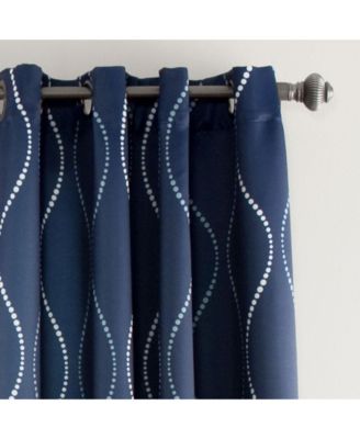 Swirl Light Filtering Window Curtain Panels