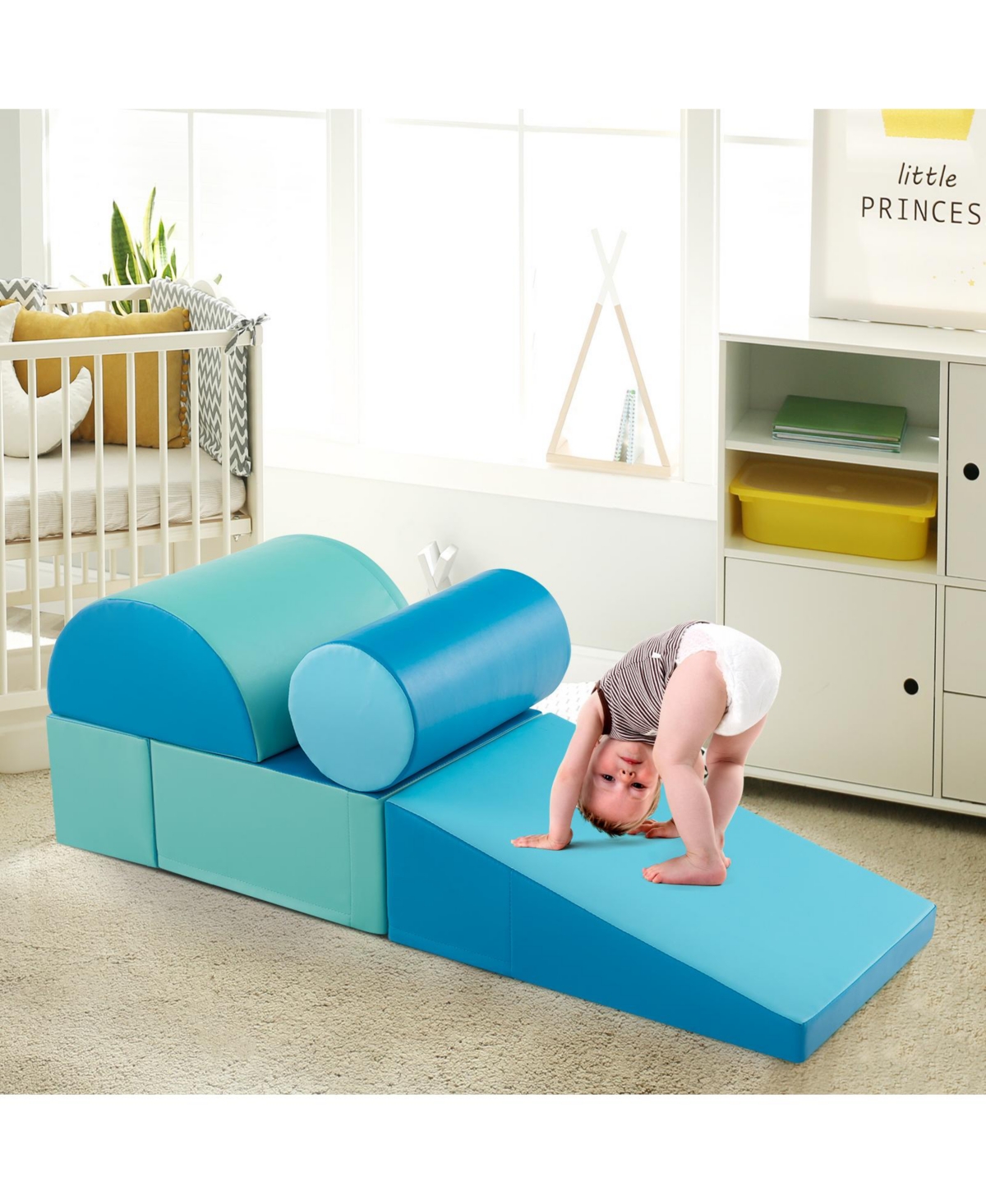 Slickblue Toddler 5-Piece Climb and Crawl Activity Playset