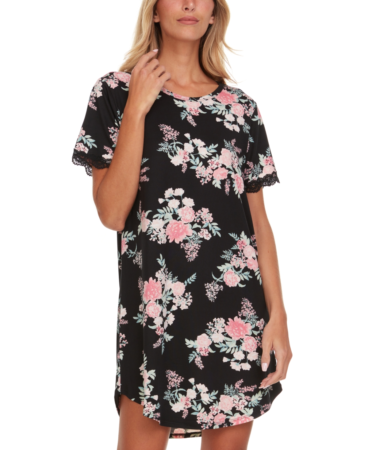 Flora by Flora Nikrooz Women's Kathleen Short Sleeve Sleepshirt