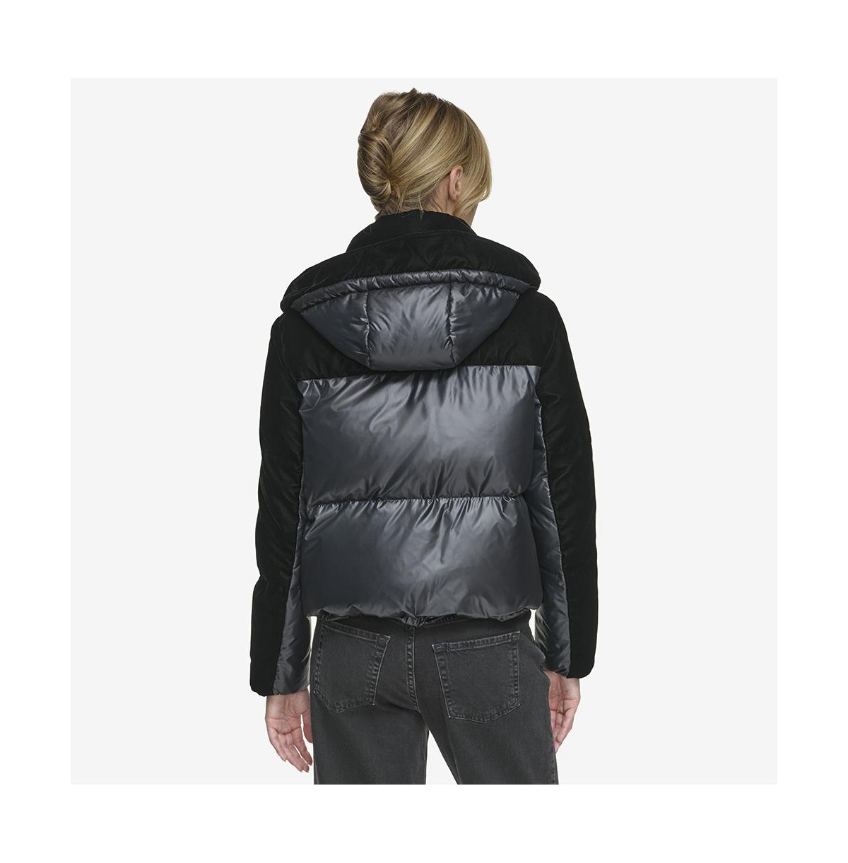 Women's Vega Mixed Media Short Down Coat