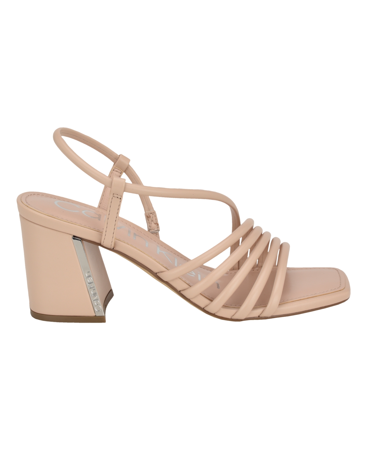 Calvin Klein Women's Holand Strappy Block Heel Dress Sandals