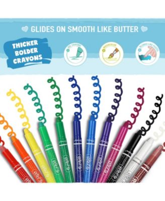 Not Your Ordinary Crayons, 3 in 1 Extraordinary Bolder Crayons, Pastel and Watercolor Effects (12 Colors)