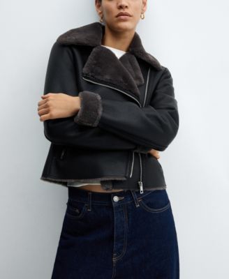 Women's Faux Shearling-Lined Jacket